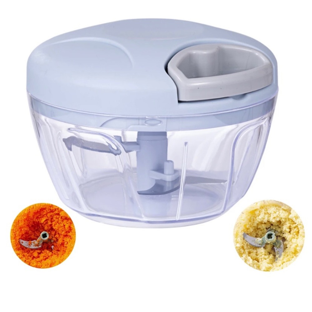 Manual vegetable chopper New 500ml vegetable chopper string pull manual chopper